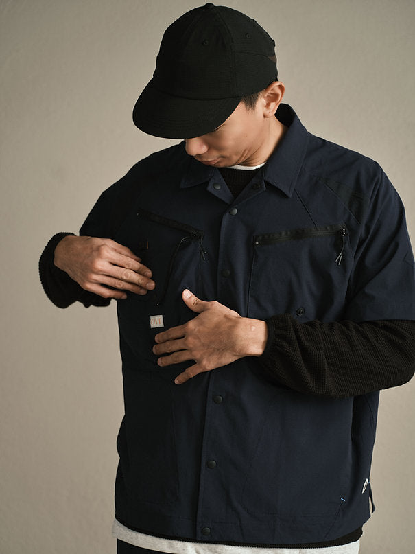 Explorer Brew Shirt (Navy) - BEV C multi label store