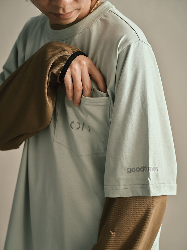One Half Sorona Tee (Light Mint) - BEV C multi label store