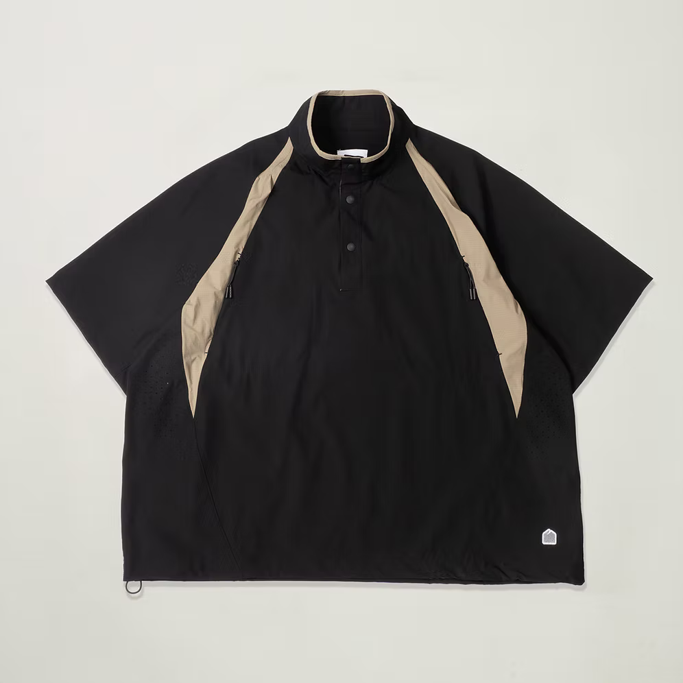 Half Snap Pullover Shirt (Black) - BEV C multi label store