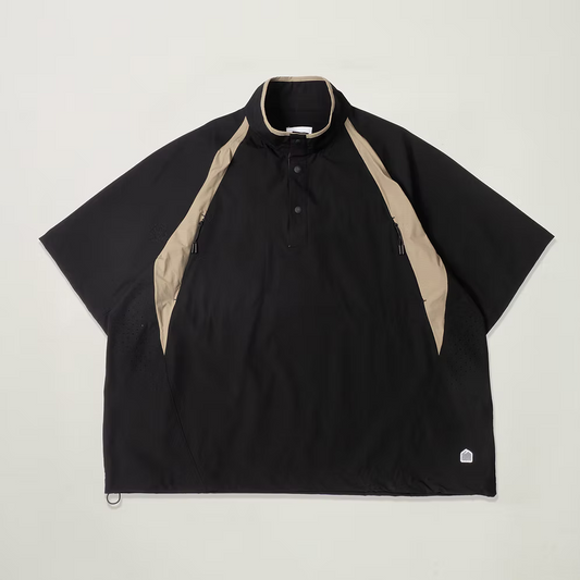 Half Snap Pullover Shirt (Black) - BEV C multi label store