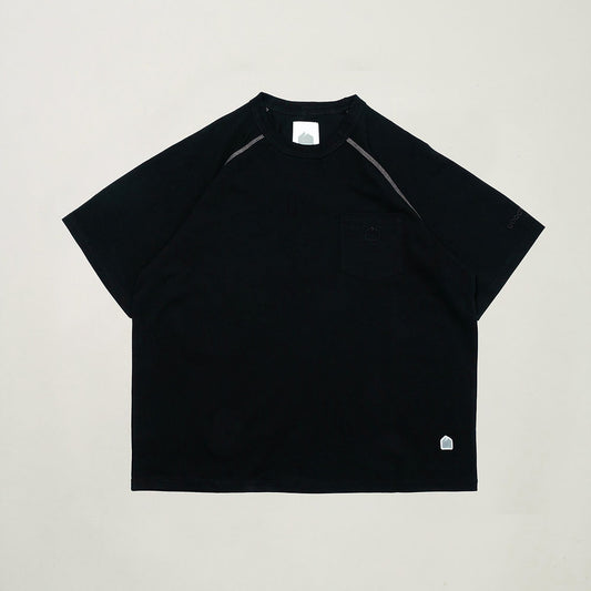 Sorona Pocket Tee - Black/White Line - BEV C multi label store