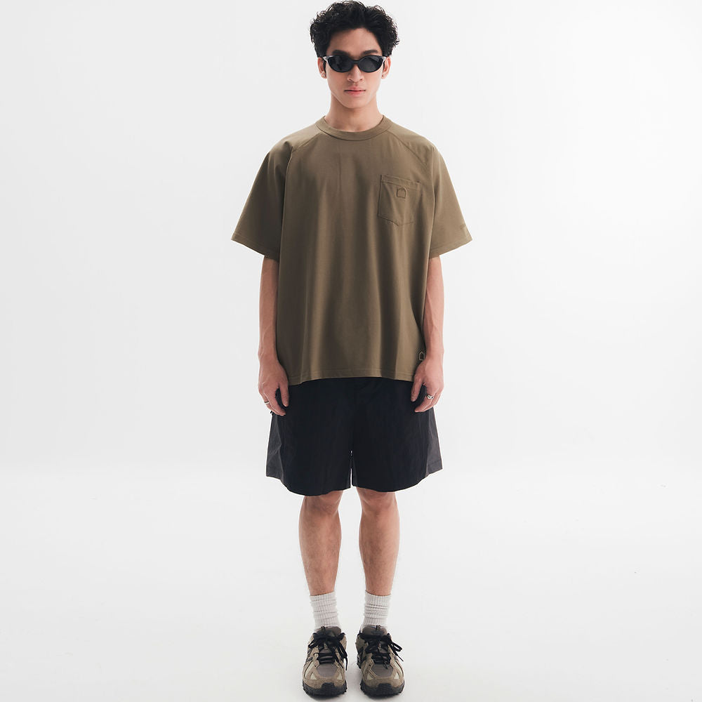 SORONA POCKET TEE - OLIVE - BEV C multi label store
