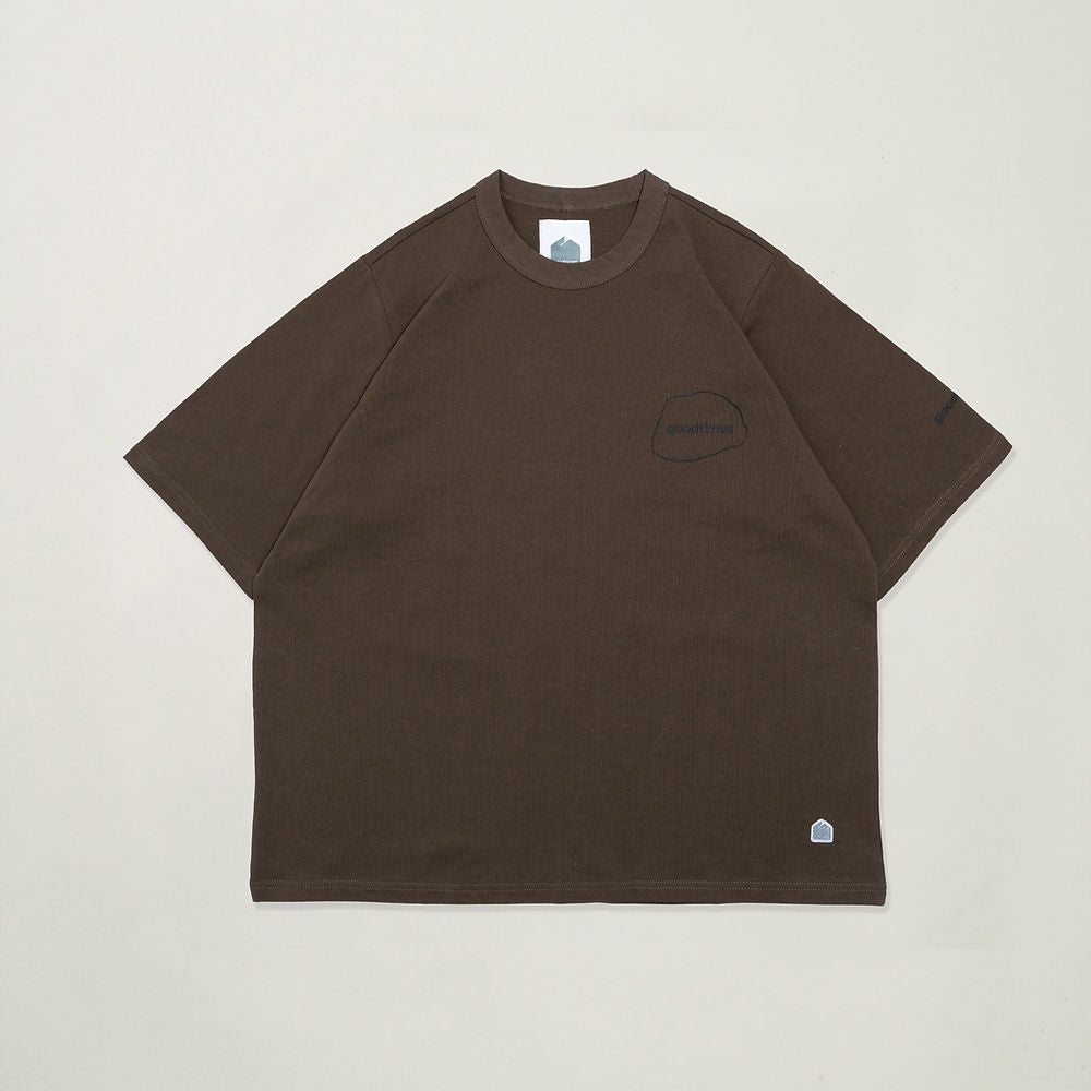 STACKS TEE - DARK BROWN - BEV C multi label store