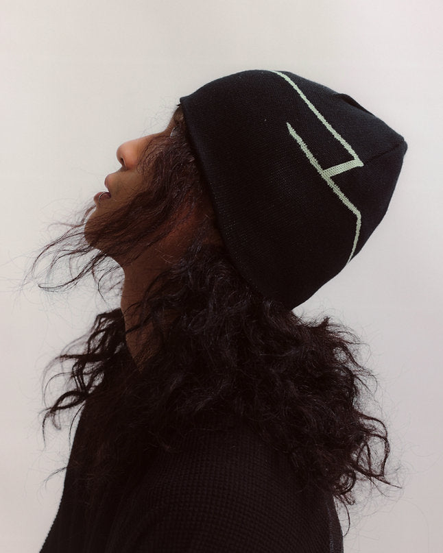 Beta Beanie (Black) - BEV C multi label store