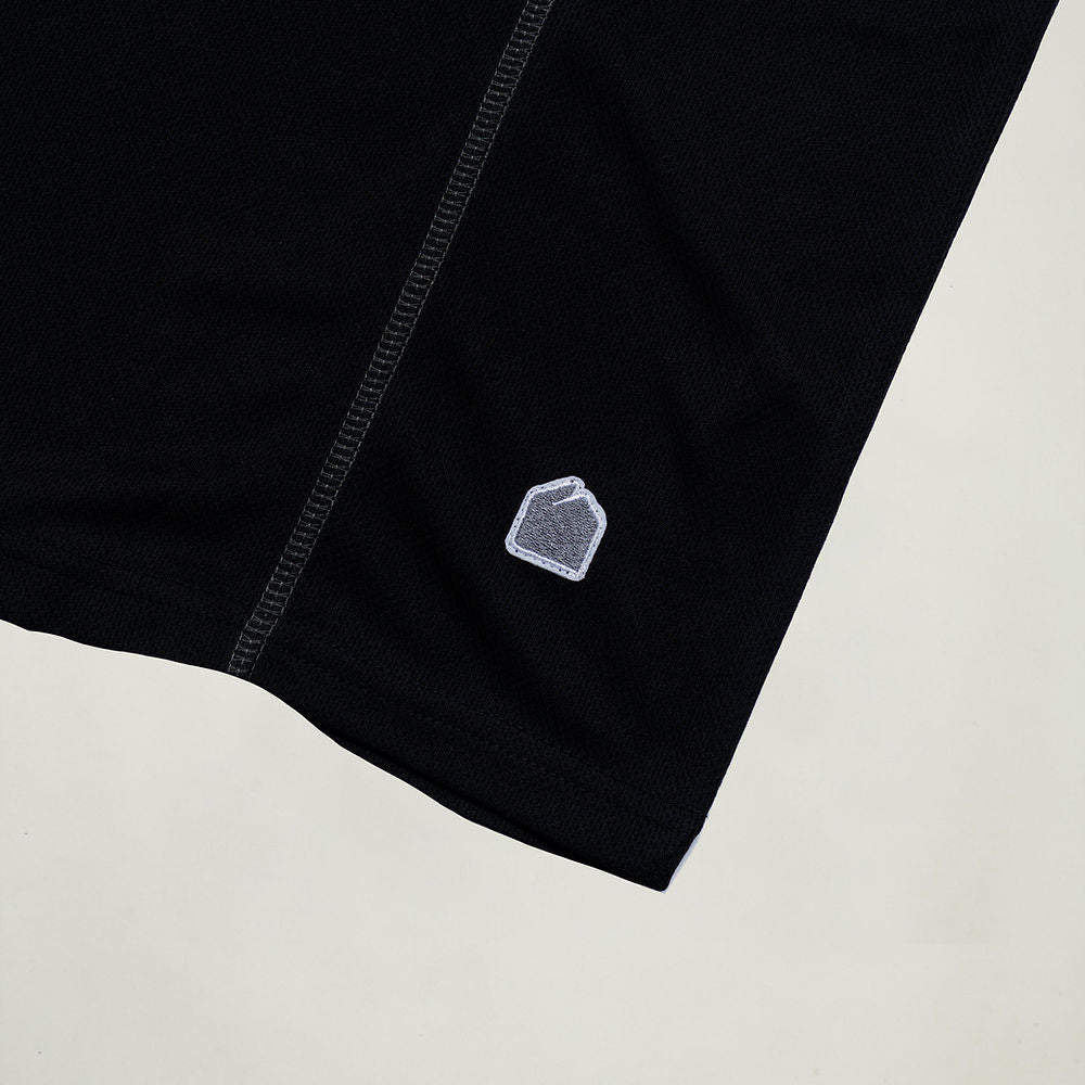 LITE SPLICE TEE - BLACK - BEV C multi label store