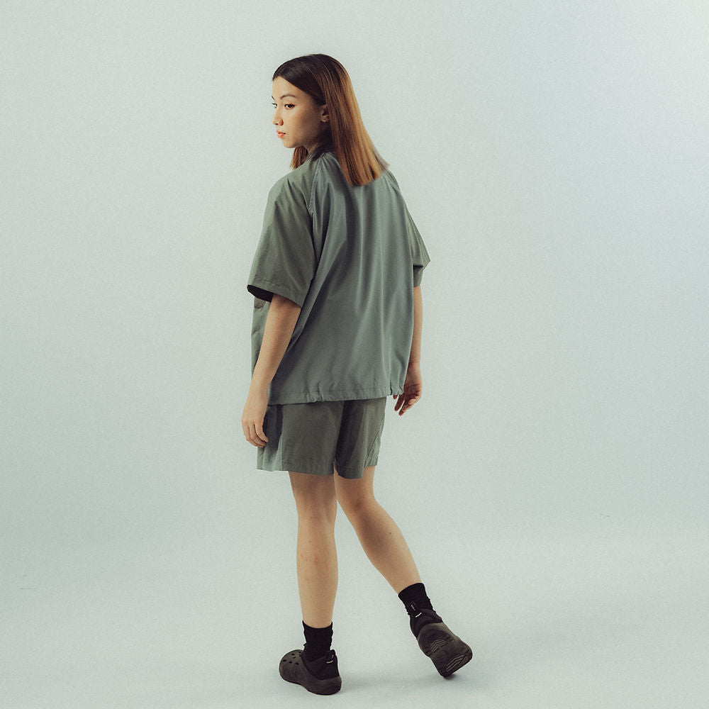 Half Snap Pullover Shirt (Moss Green) - BEV C multi label store