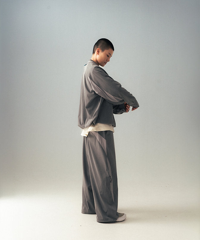Gentle Snap Shirt (Heather Grey) - BEV C multi label store
