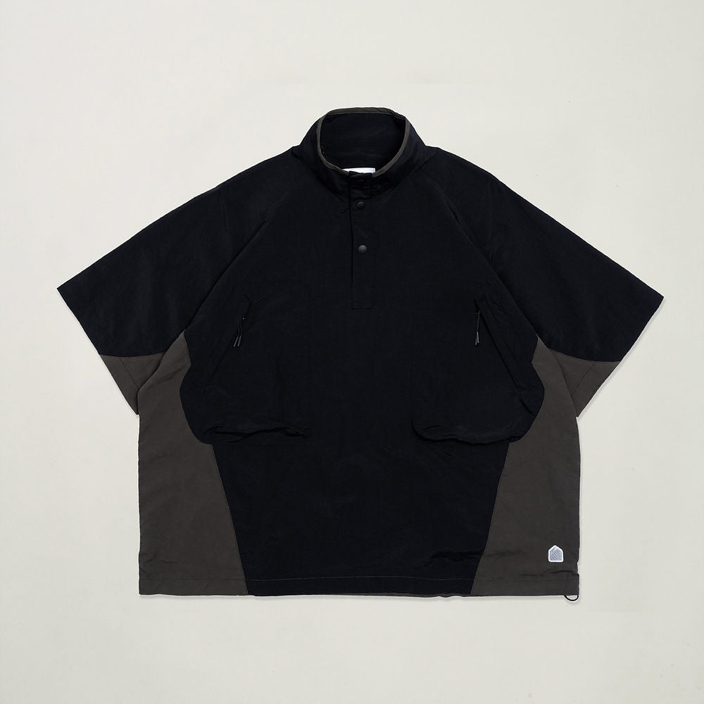 Half Snap Pullover Shirt (Noir) - BEV C multi label store