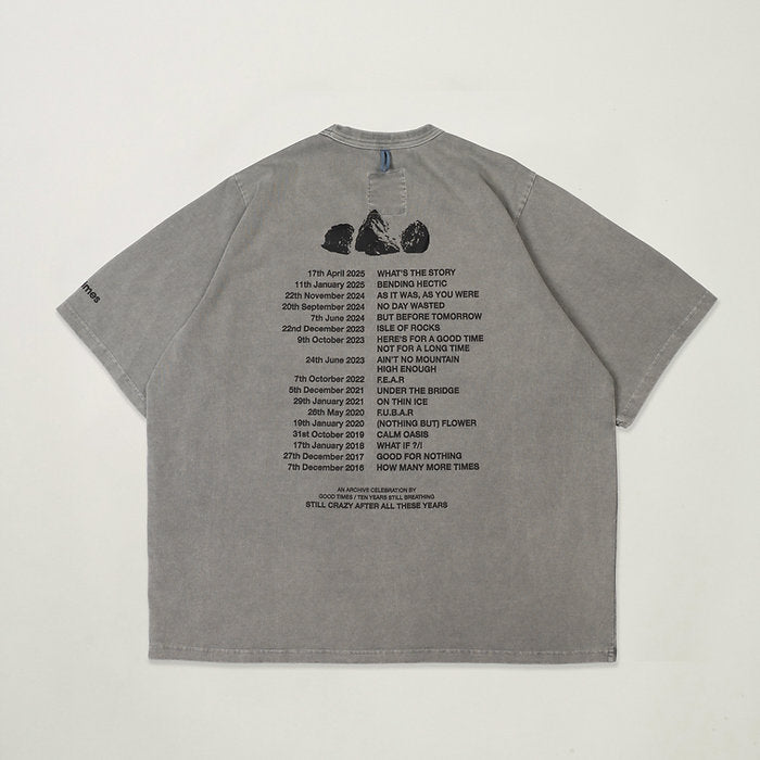 TOUR TEE - STONE GREY - BEV C multi label store