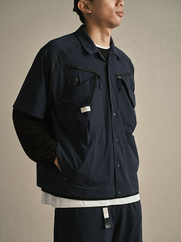 Explorer Brew Shirt (Navy) - BEV C multi label store
