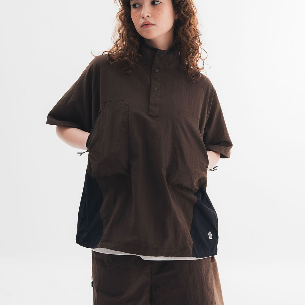 Half Snap Pullover Shirt (Umber) - BEV C multi label store