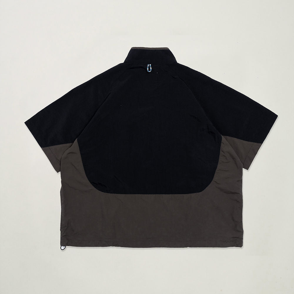 Half Snap Pullover Shirt (Noir) - BEV C multi label store