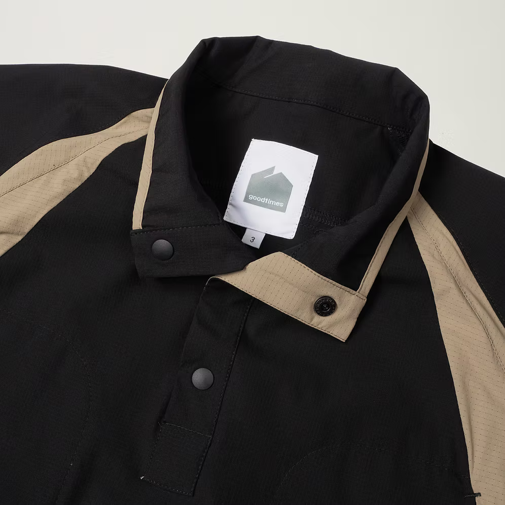 Half Snap Pullover Shirt (Black) - BEV C multi label store