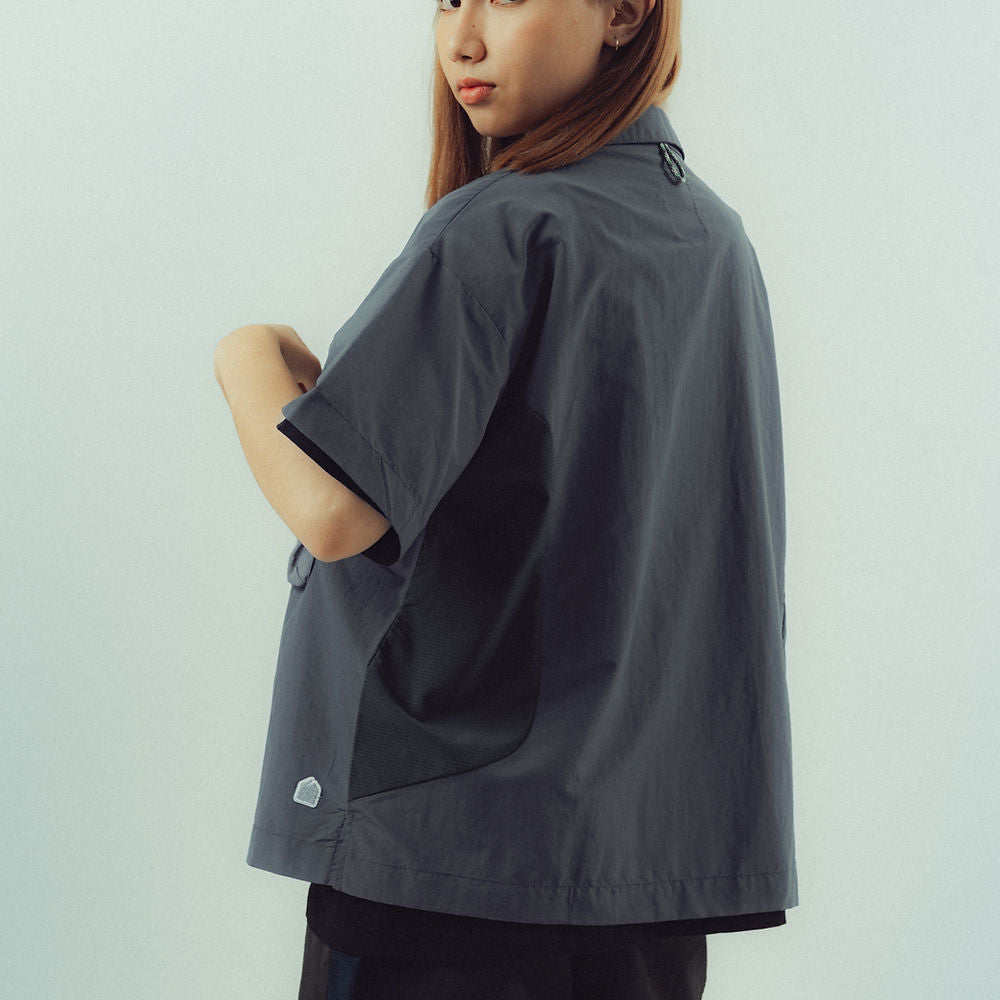 Explorer Pocket S/S Shirt (Stone Grey) - BEV C multi label store