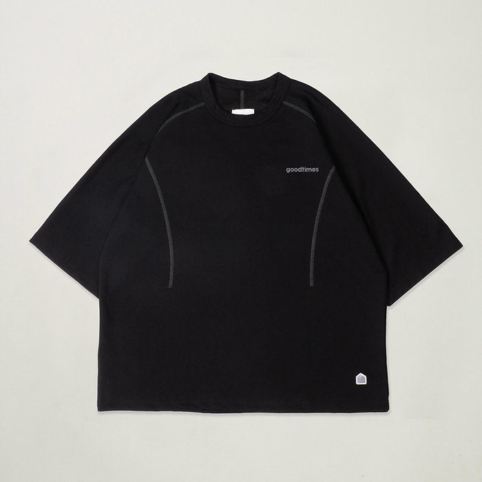 QUICK DRY TEE - BLACK - BEV C multi label store