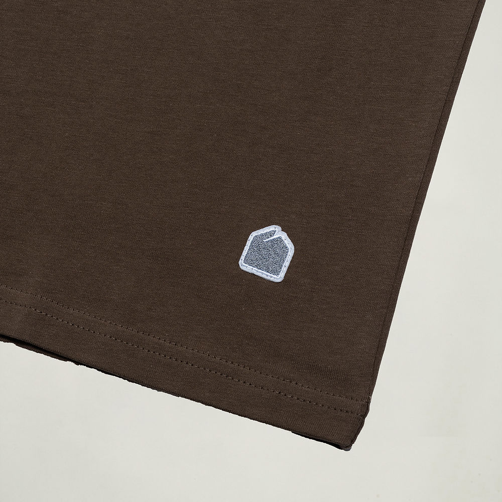 STACKS TEE - DARK BROWN - BEV C multi label store