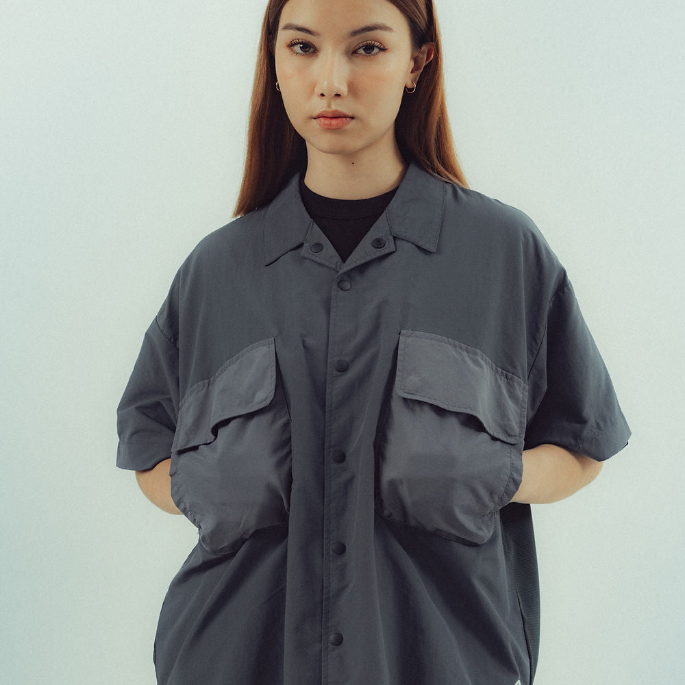 Explorer Pocket S/S Shirt (Stone Grey) - BEV C multi label store