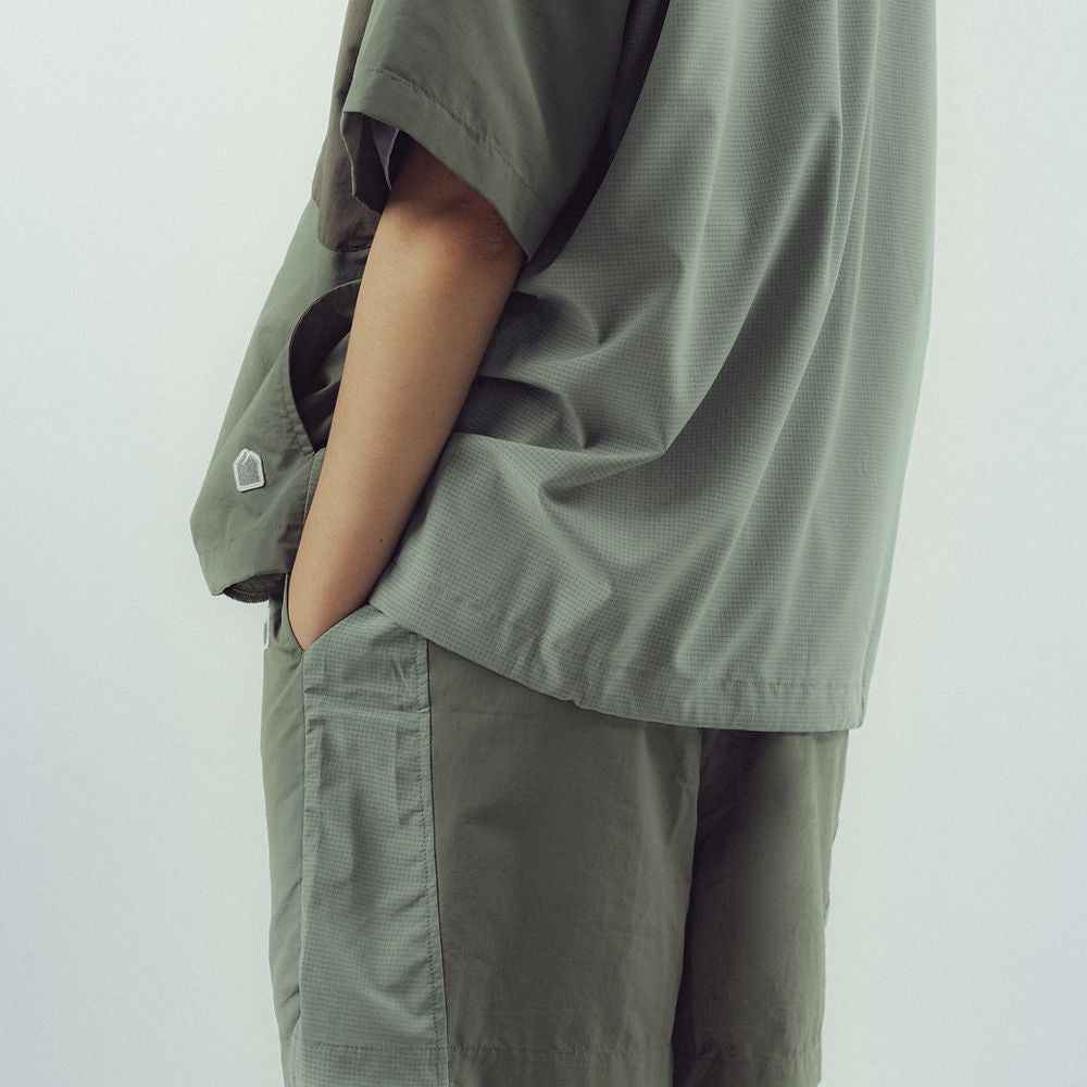 Half Snap Pullover Shirt (Moss Green) - BEV C multi label store