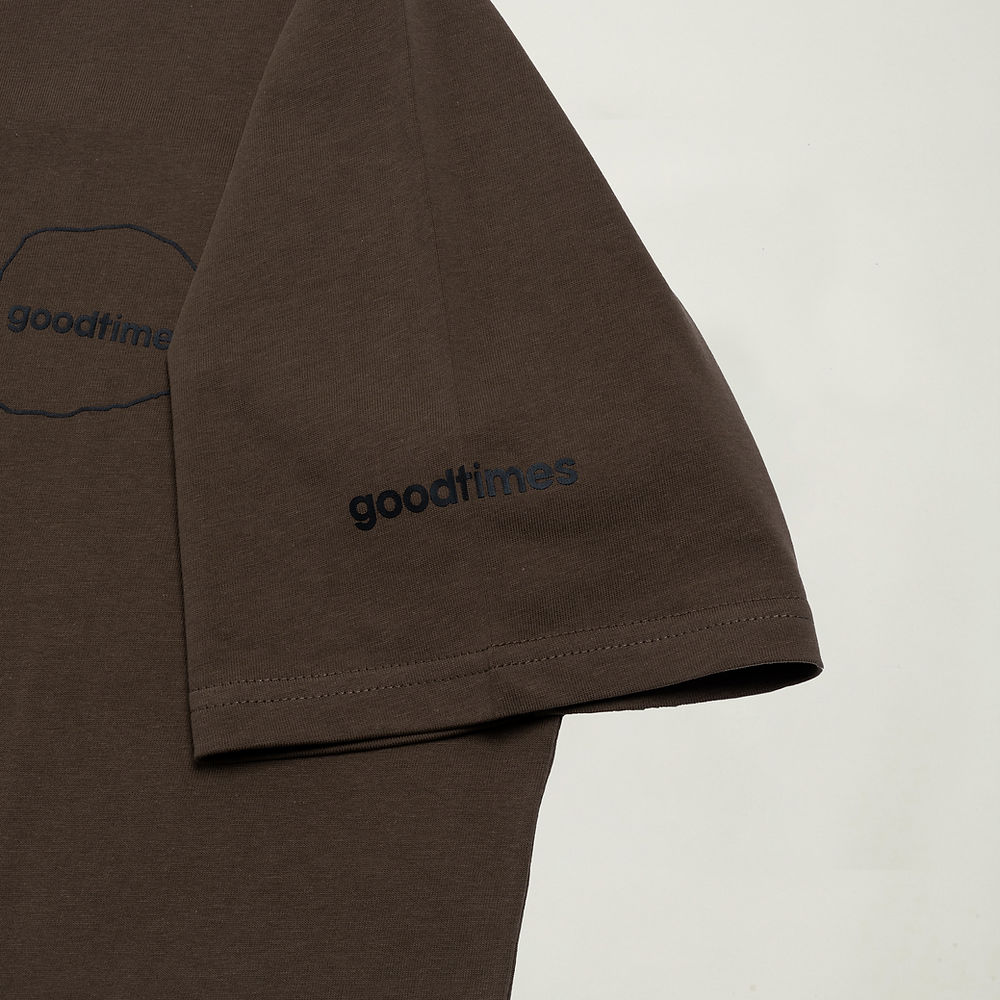STACKS TEE - DARK BROWN - BEV C multi label store