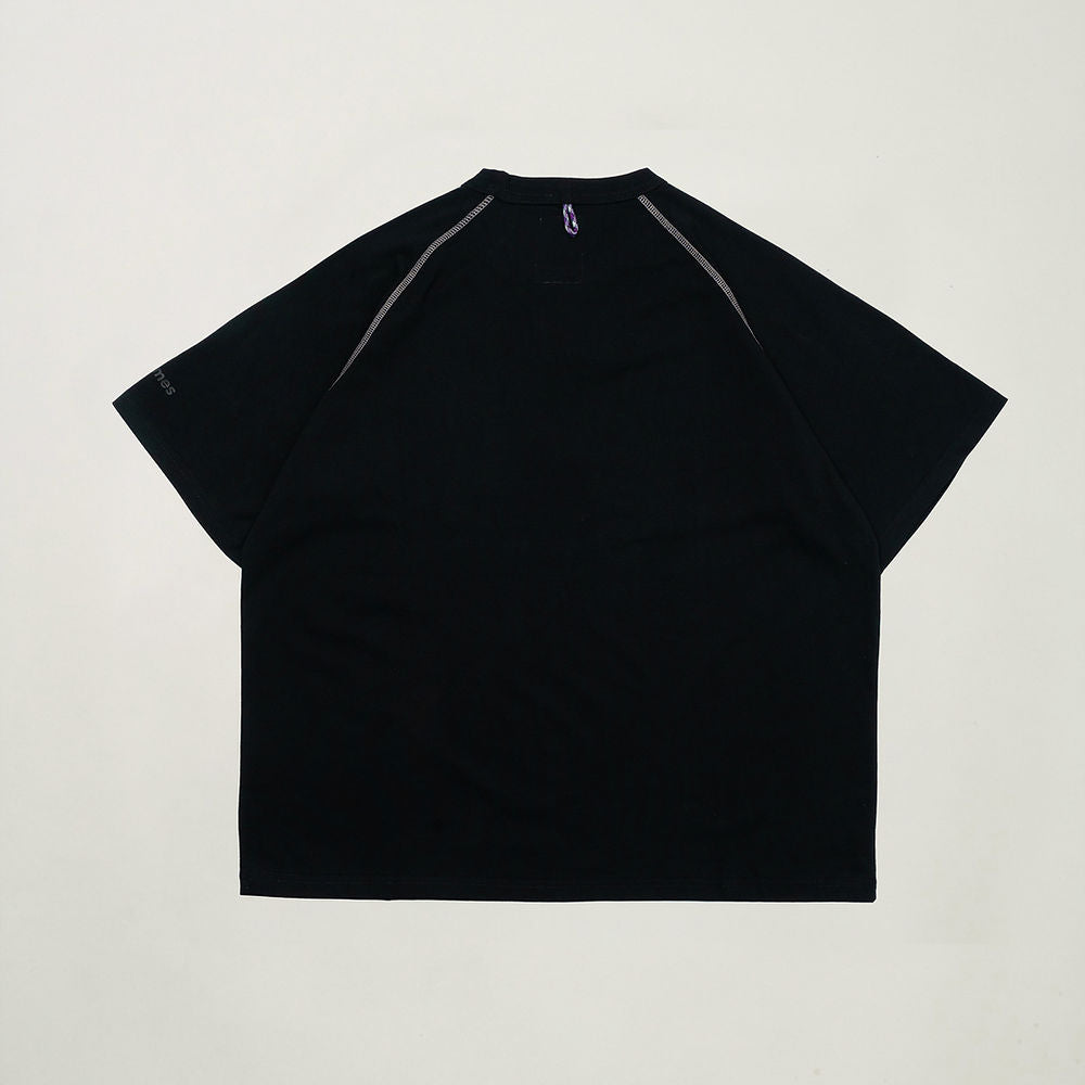 Sorona Pocket Tee - Black/White Line - BEV C multi label store