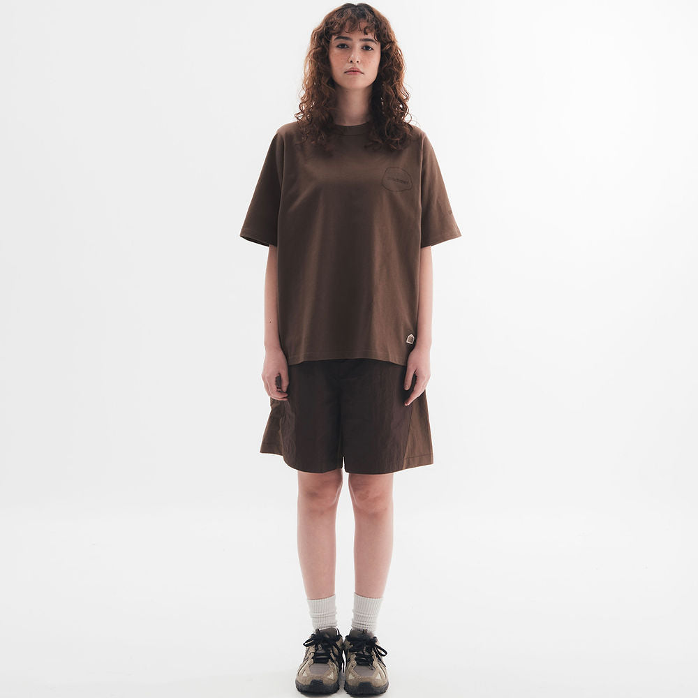 STACKS TEE - DARK BROWN - BEV C multi label store