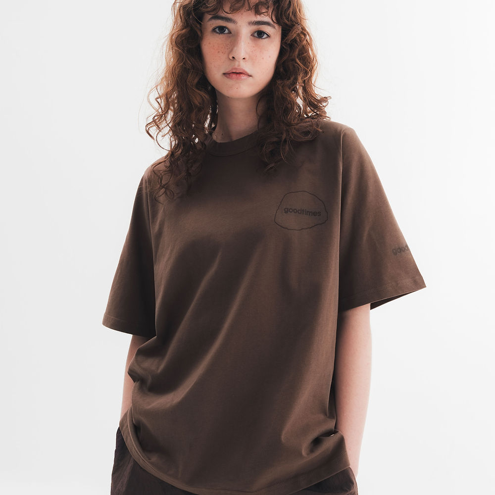 STACKS TEE - DARK BROWN - BEV C multi label store