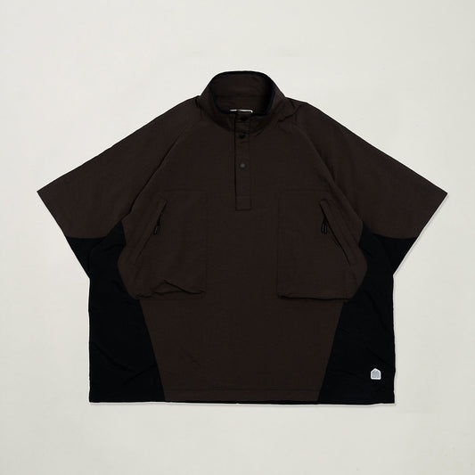 Half Snap Pullover Shirt (Umber) - BEV C multi label store