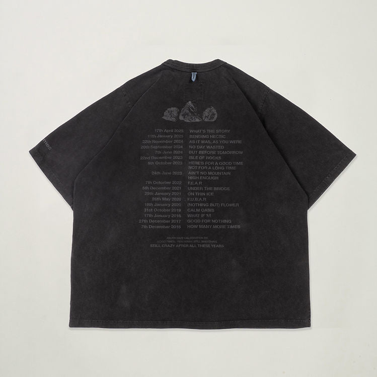 TOUR TEE - WASHED BLACK - BEV C multi label store