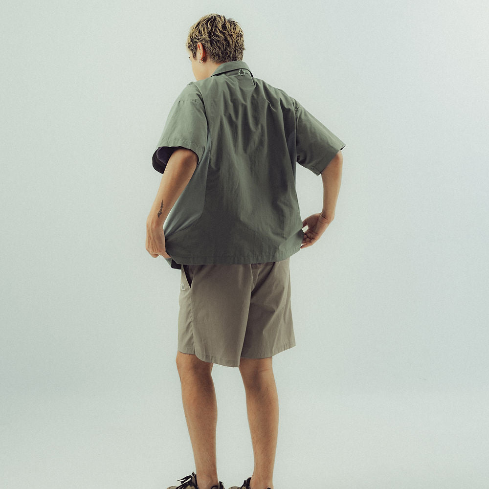 Explorer Pocket S/S Shirt (Moss Green) - BEV C multi label store