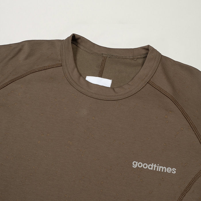 QUICK DRY TEE - COCOA - BEV C multi label store
