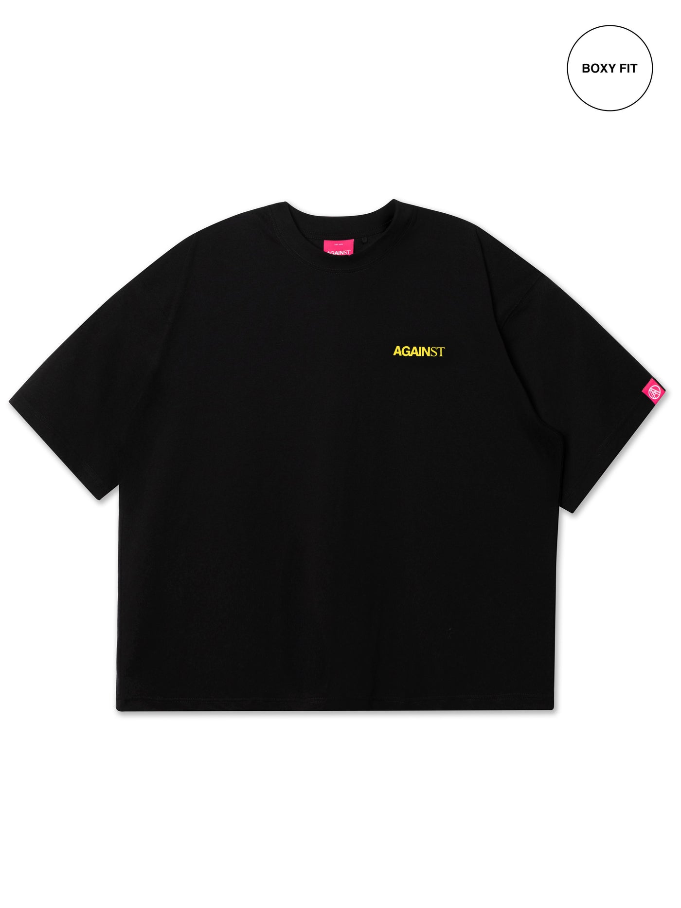 BOXY ALL DAY TEE BLACK - BEV C multi label store