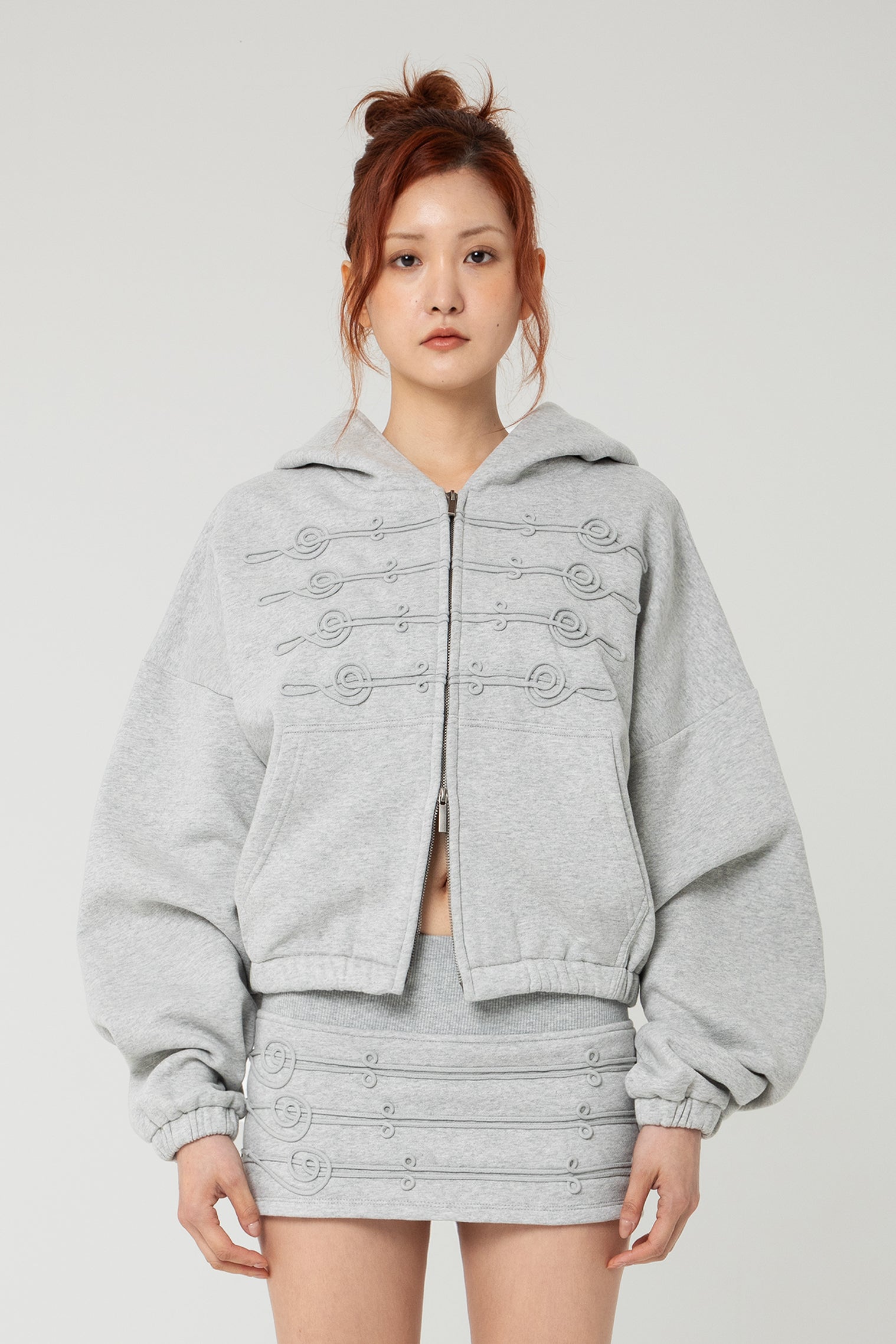 Brigade Hoodie Grey - BEV C multi label store
