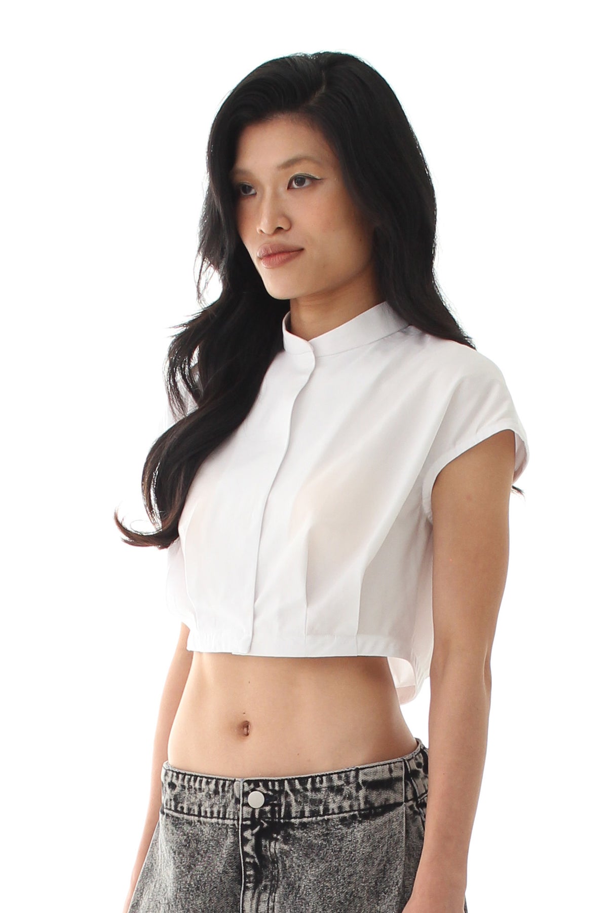 Bubble Blouse - White - BEV C multi label store