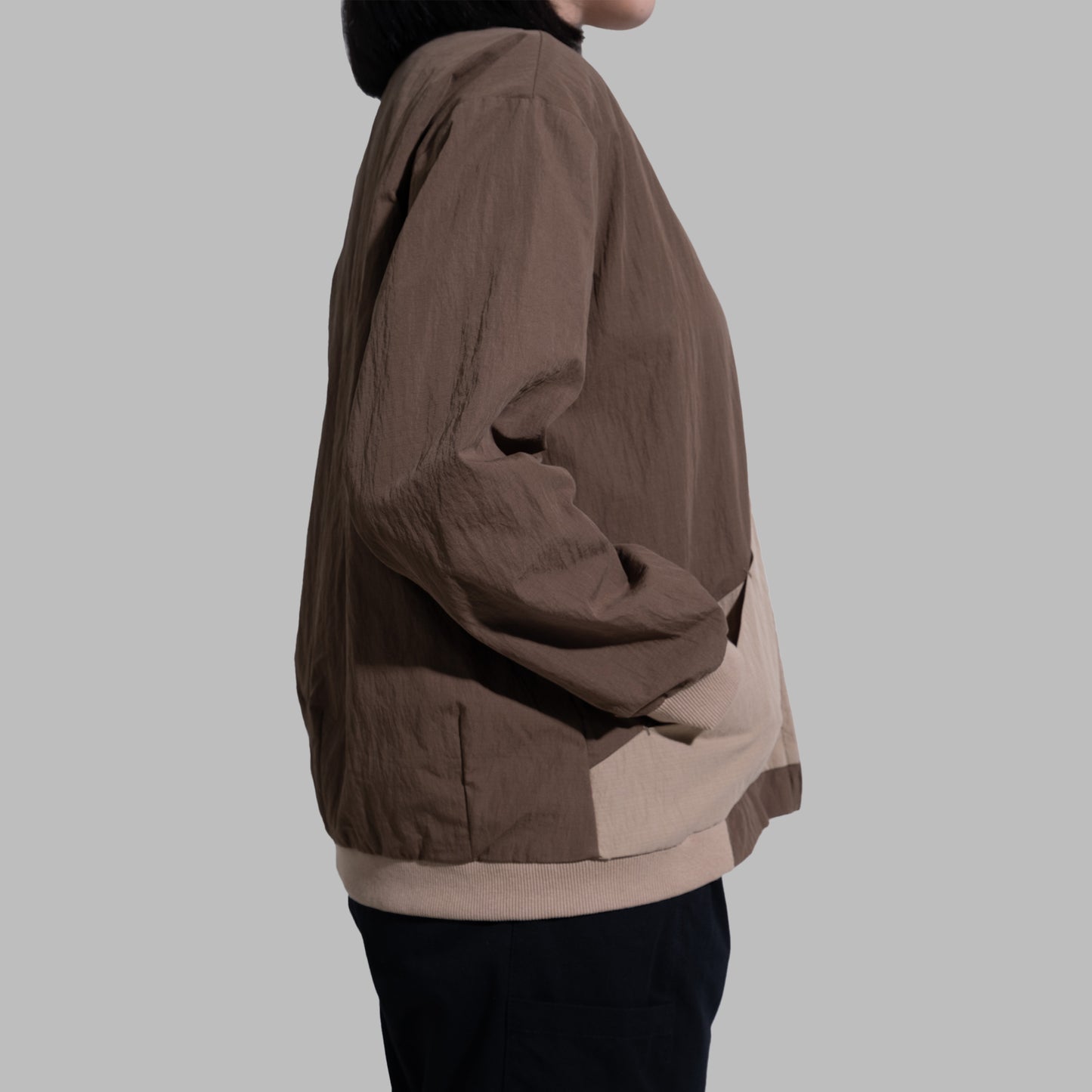 Coach Jacket / Cotton Polyester - Brown - BEV C multi label store