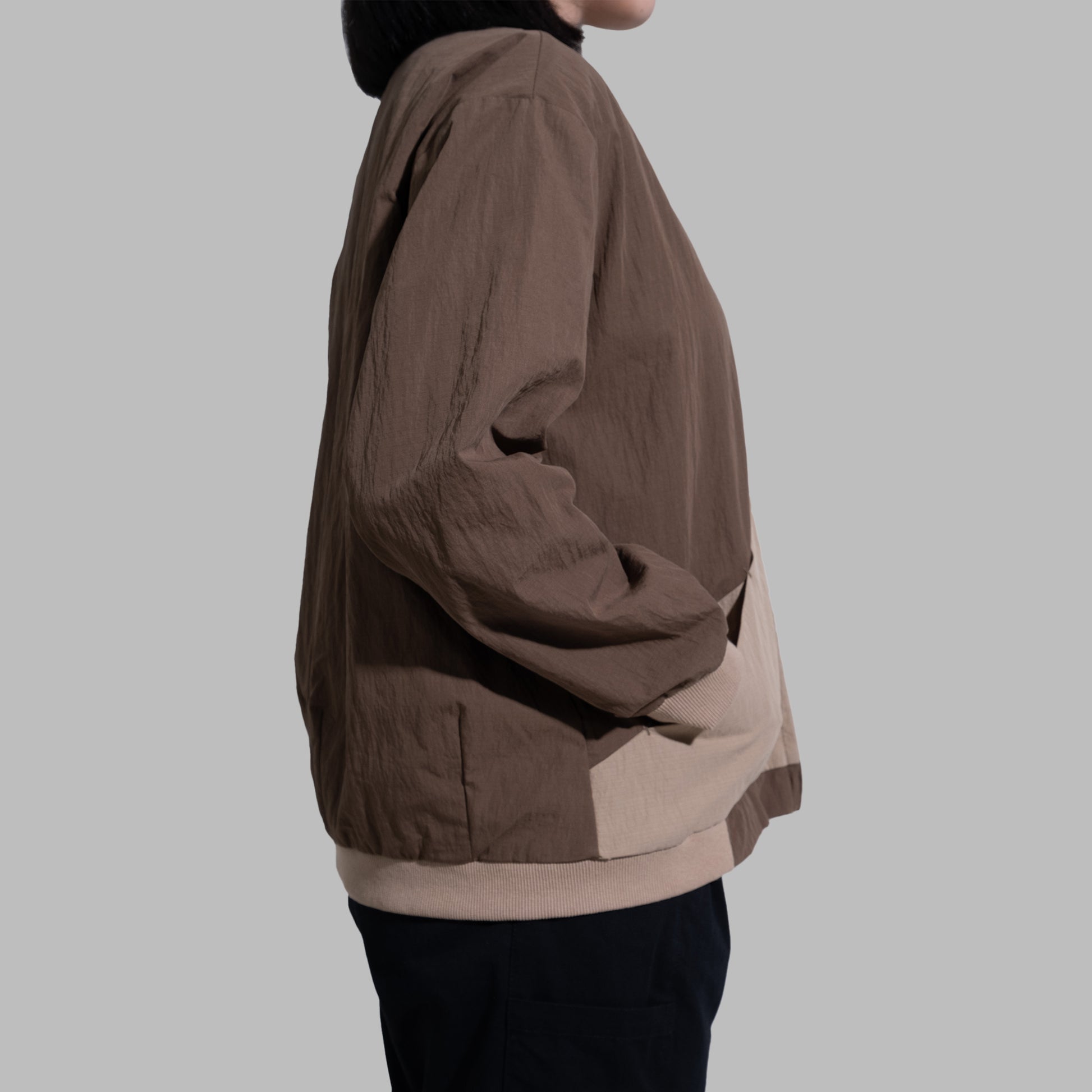 Coach Jacket / Cotton Polyester - Brown - BEV C multi label store