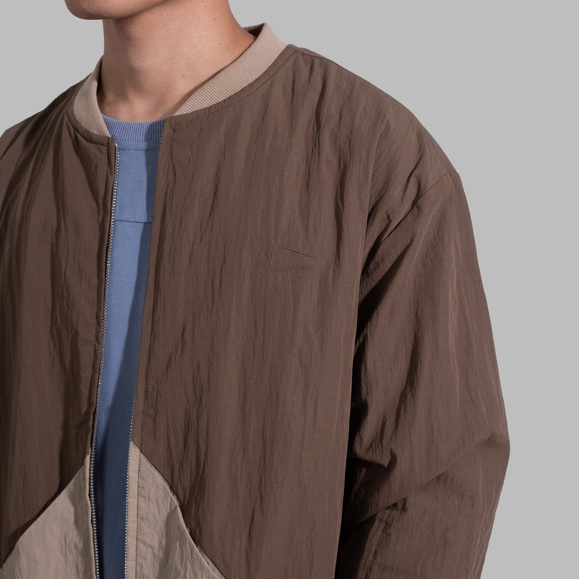 Coach Jacket / Cotton Polyester - Brown - BEV C multi label store