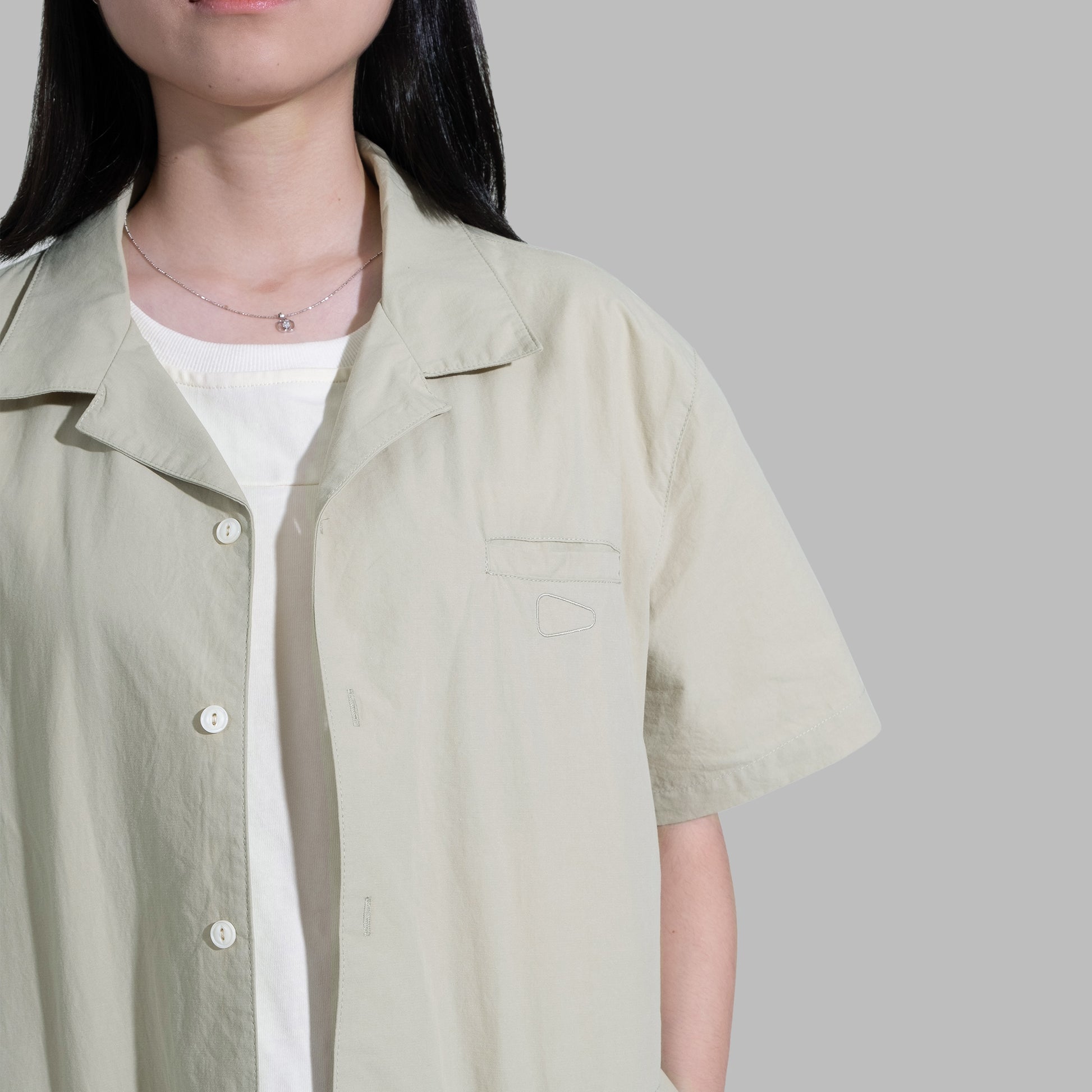 Work Shirt / Cotton - Sage Green - BEV C multi label store
