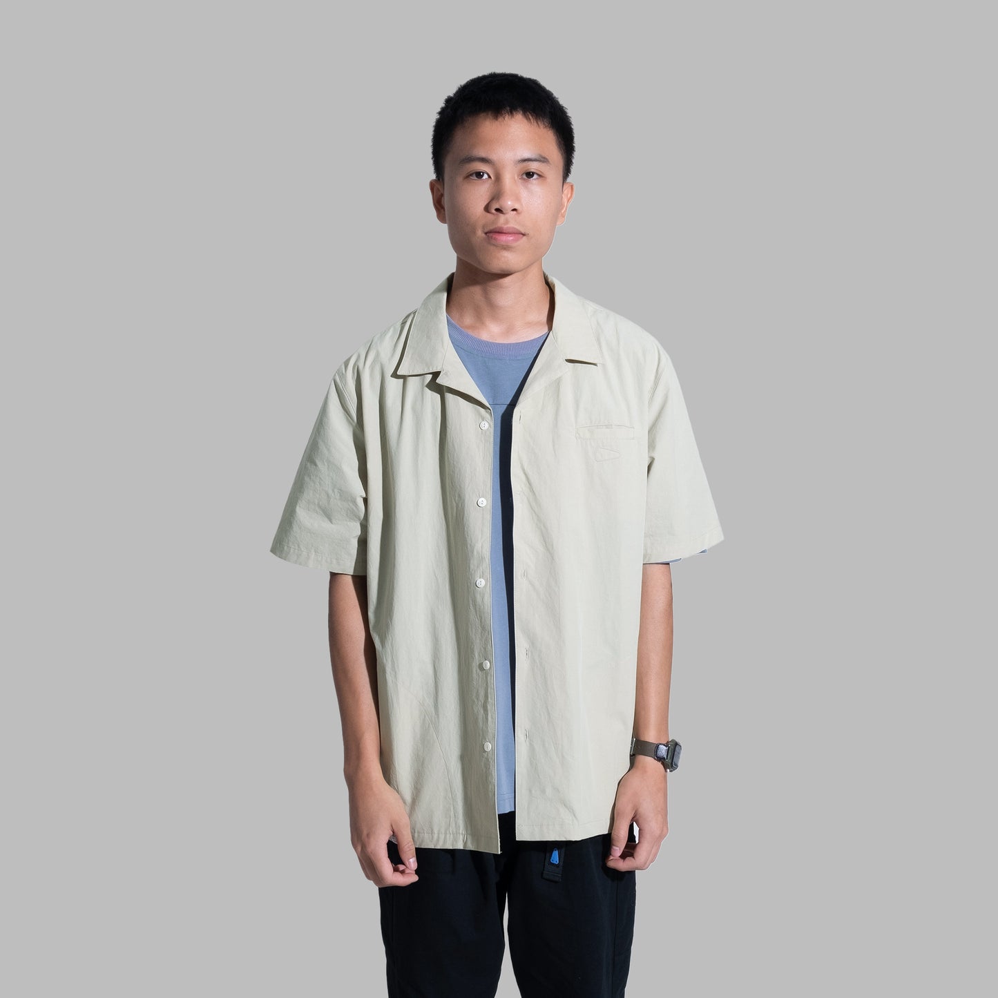 Work Shirt / Cotton - Sage Green - BEV C multi label store