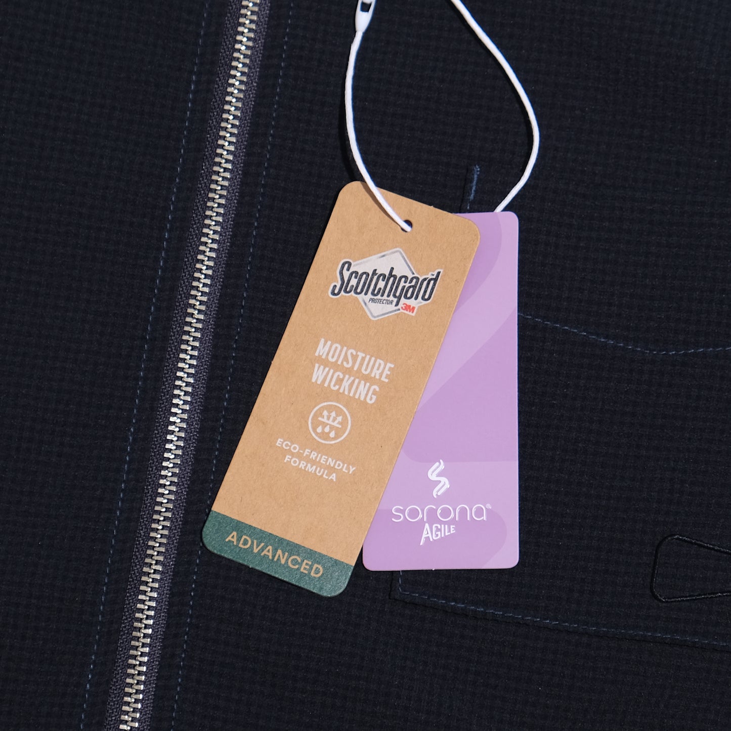 Pullover Halfzip / Sorona® Agile - Navy - BEV C multi label store