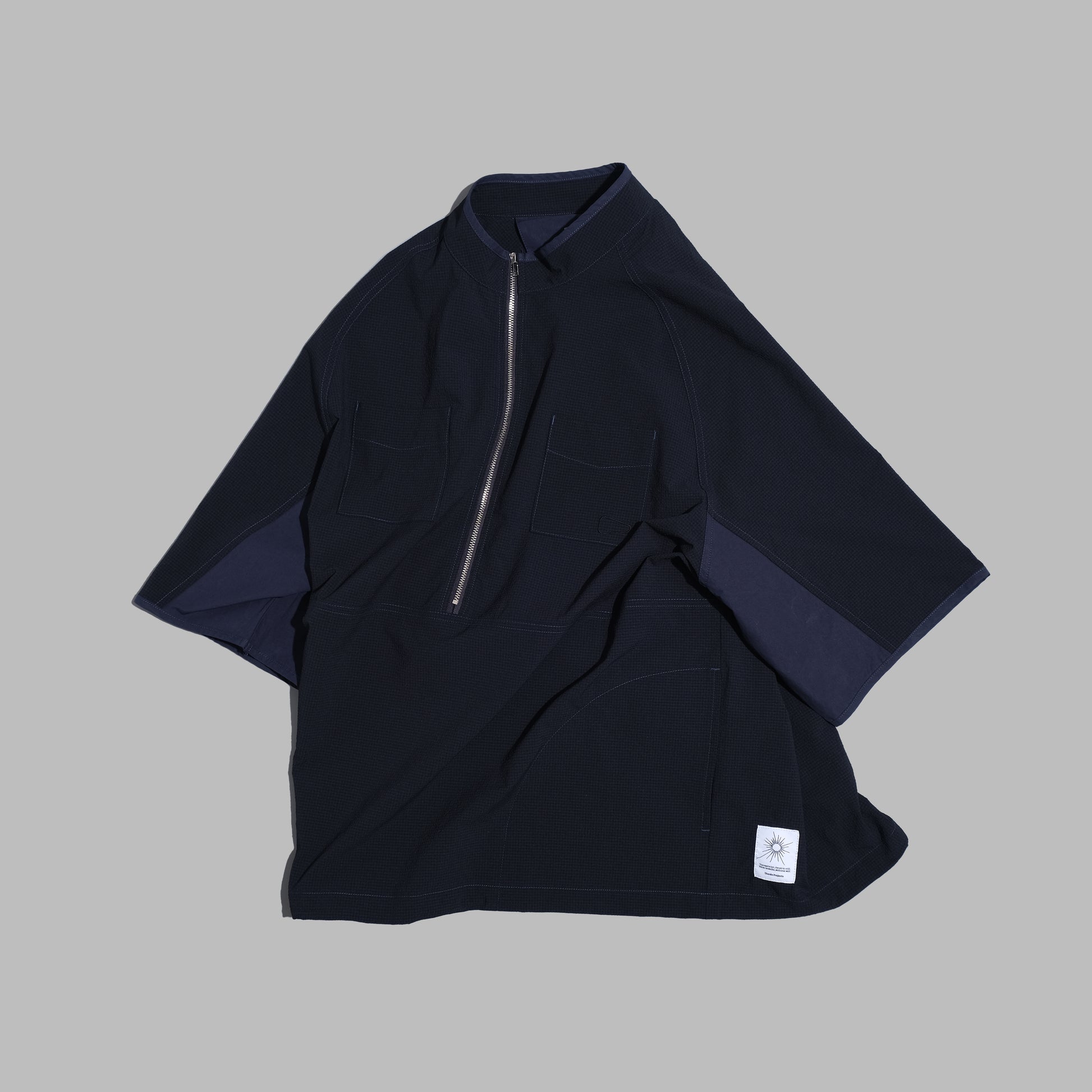 Pullover Halfzip / Sorona® Agile - Navy - BEV C multi label store