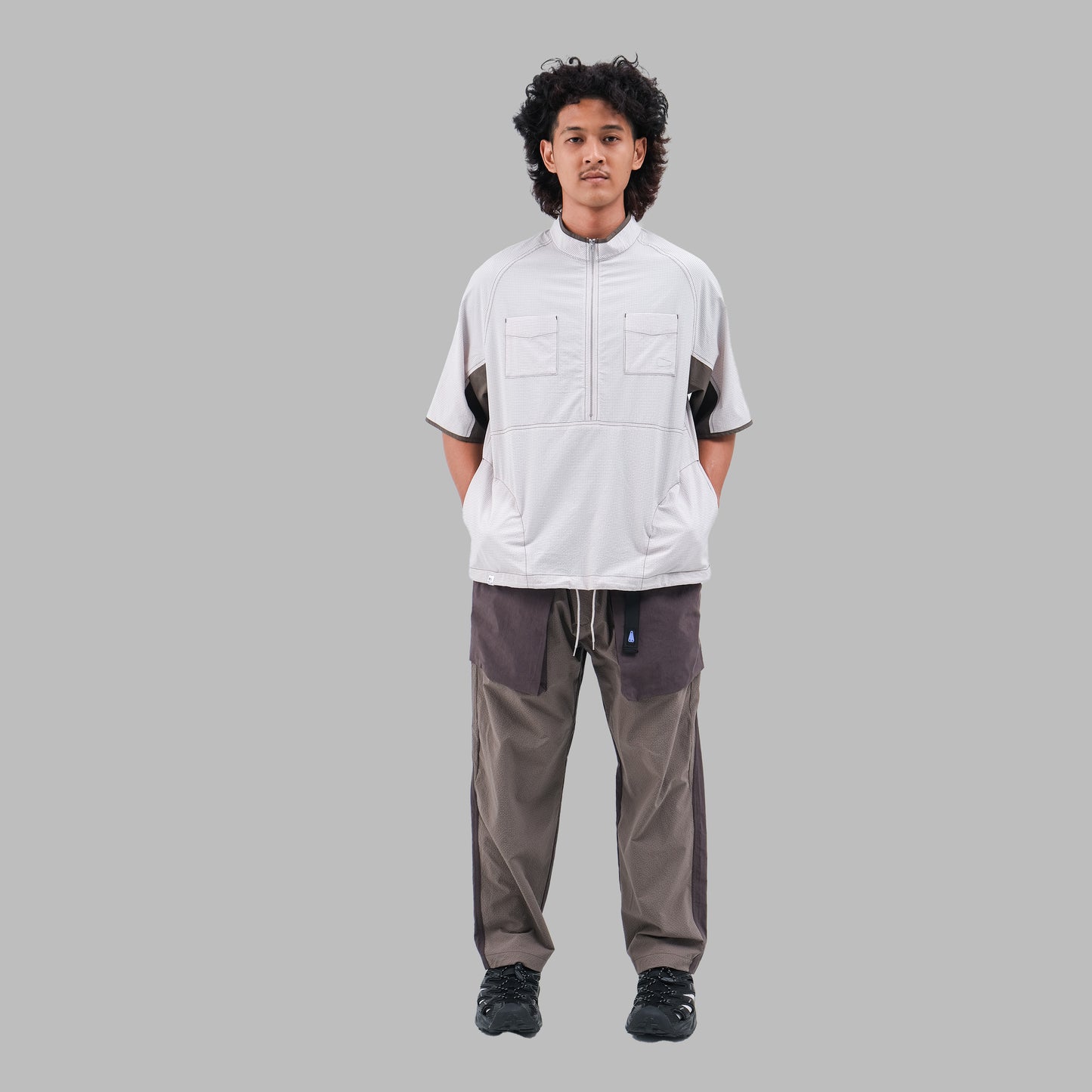 Pullover Halfzip / Sorona® Agile - Grey - BEV C multi label store