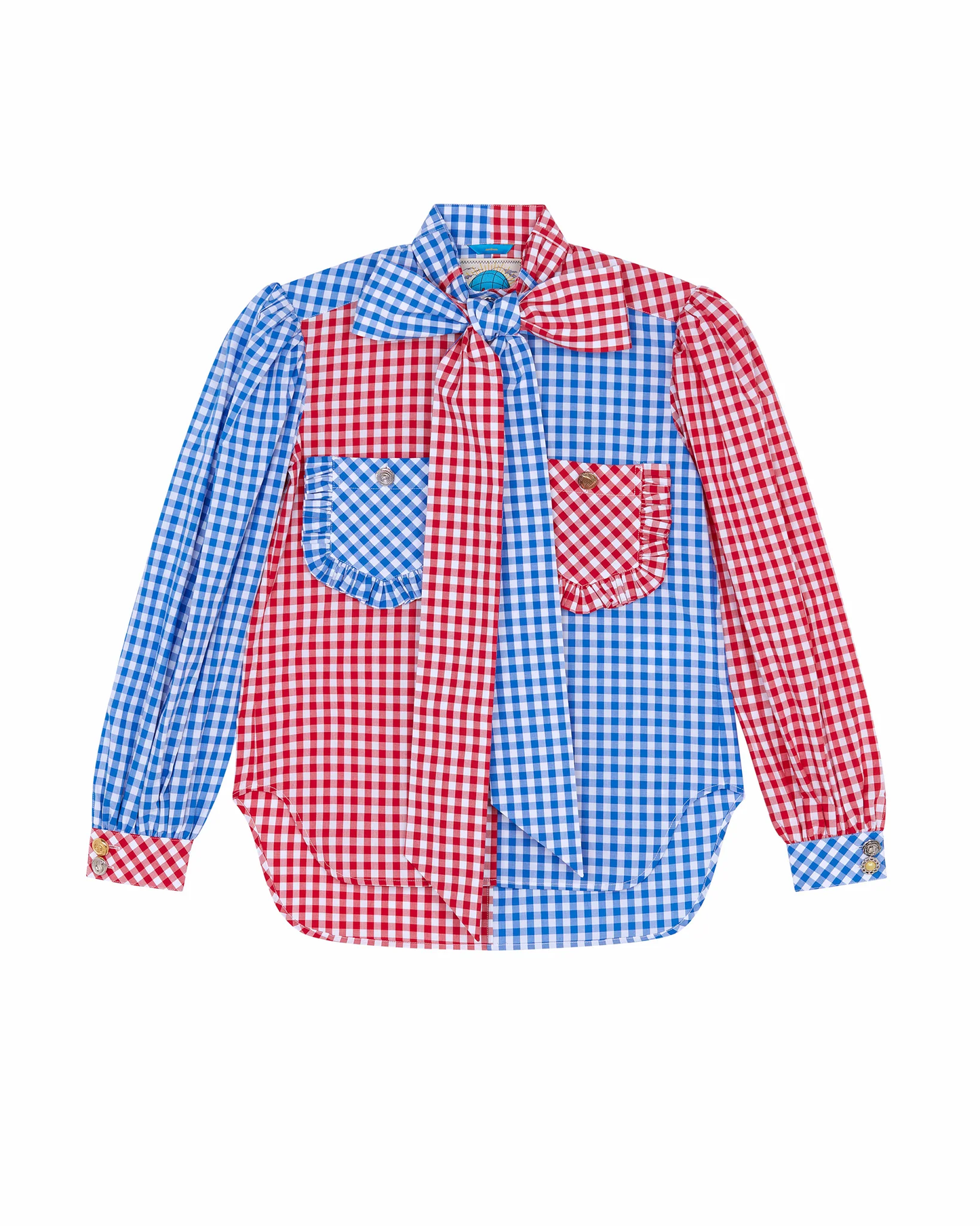 Marmalade Shirt (Blue Red Gingham) - BEV C multi label store