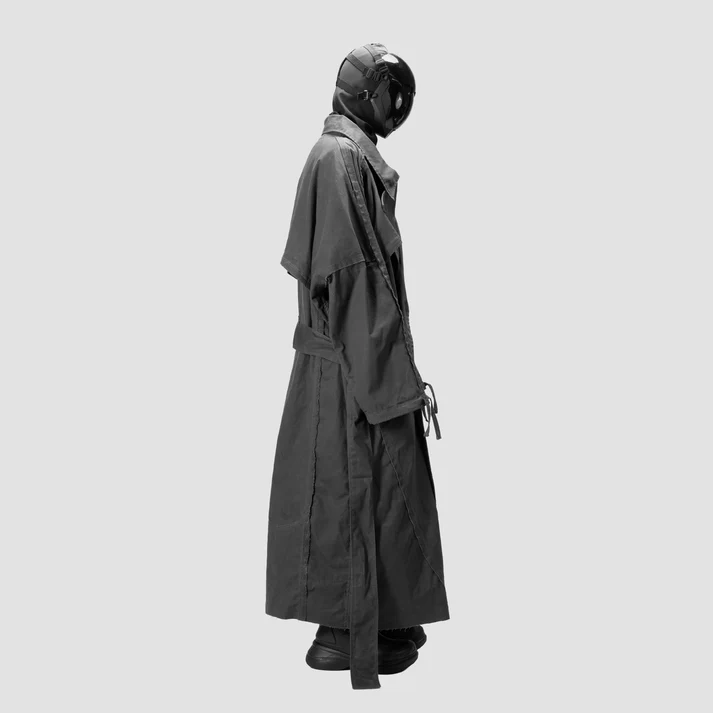 BAT PANEL TRENCH COAT - GREY - BEV C multi label store