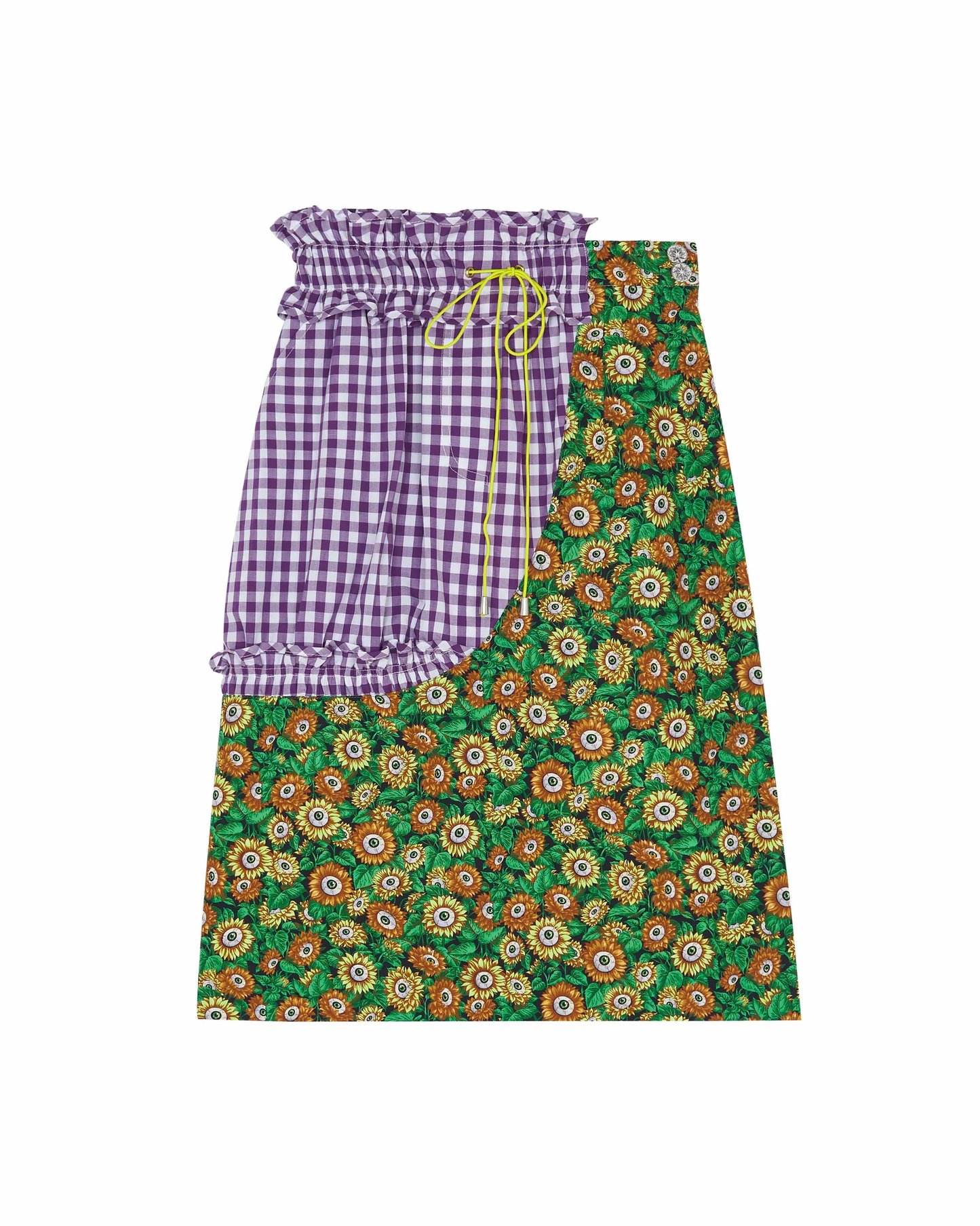 Eye Of The Beholder Skirt (Purple Checks) - BEV C multi label store