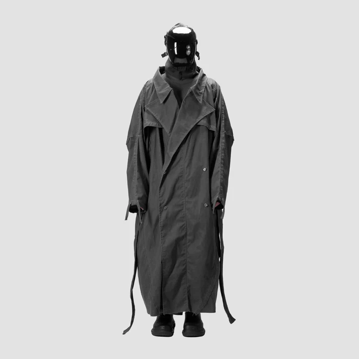 BAT PANEL TRENCH COAT - GREY - BEV C multi label store
