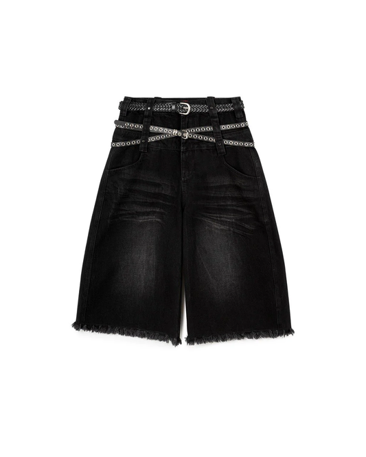 N E O VOL.2_CH.2 BELTED JORTS - BEV C multi label store