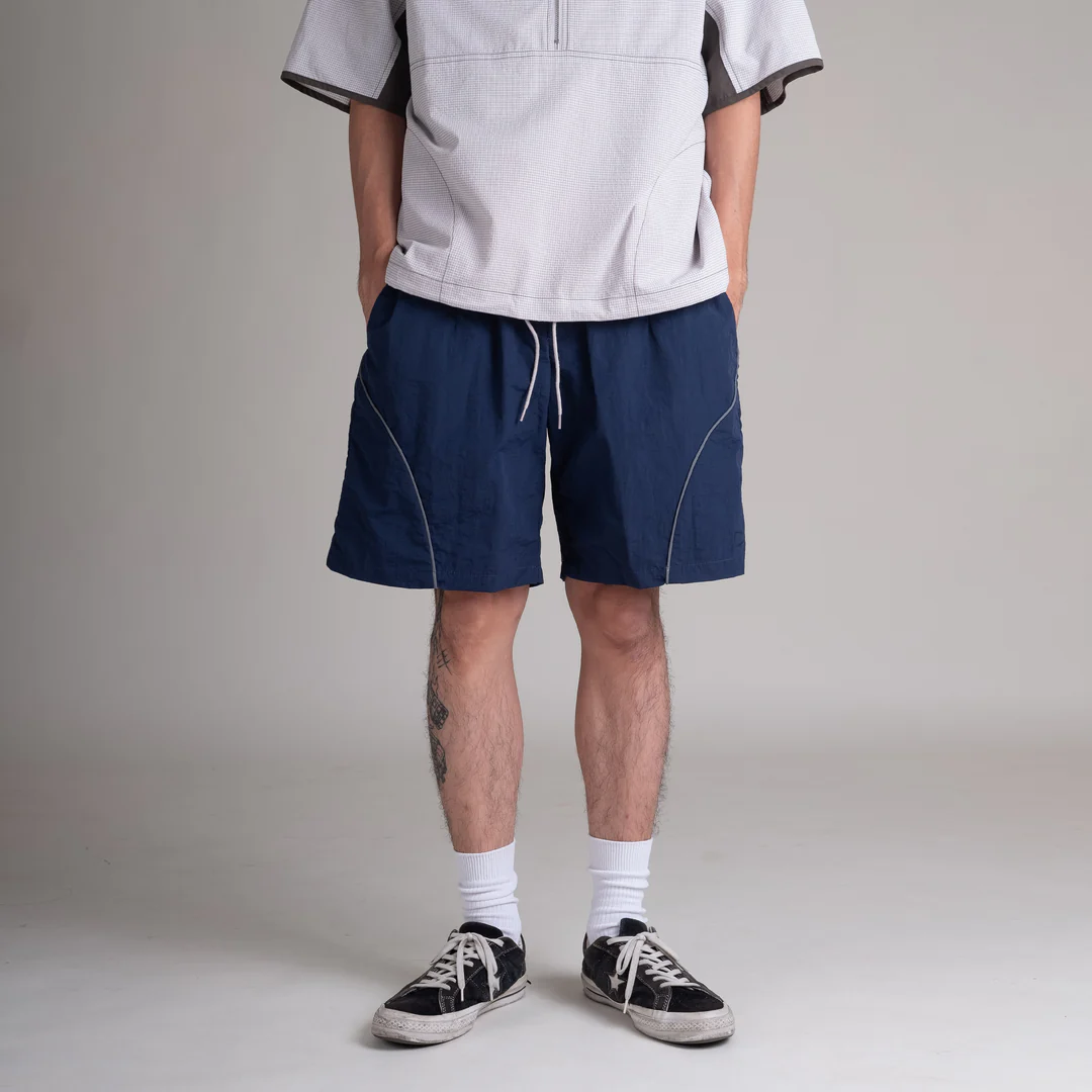 Ez Shorts / Nylon - Blue - BEV C multi label store