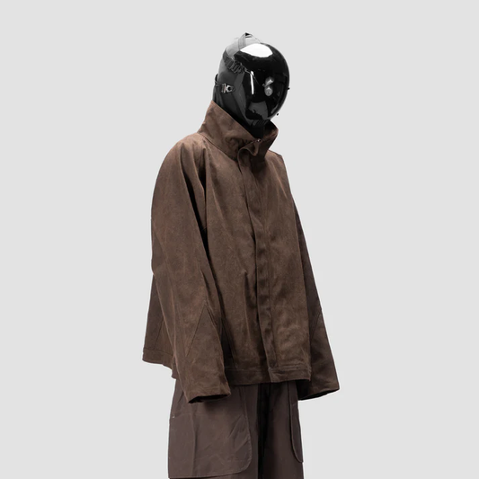 BAT PANEL PARKA - BROWN - BEV C multi label store