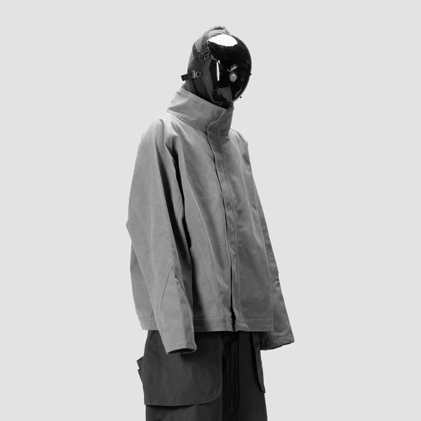 BAT PANEL PARKA - GREY - BEV C multi label store