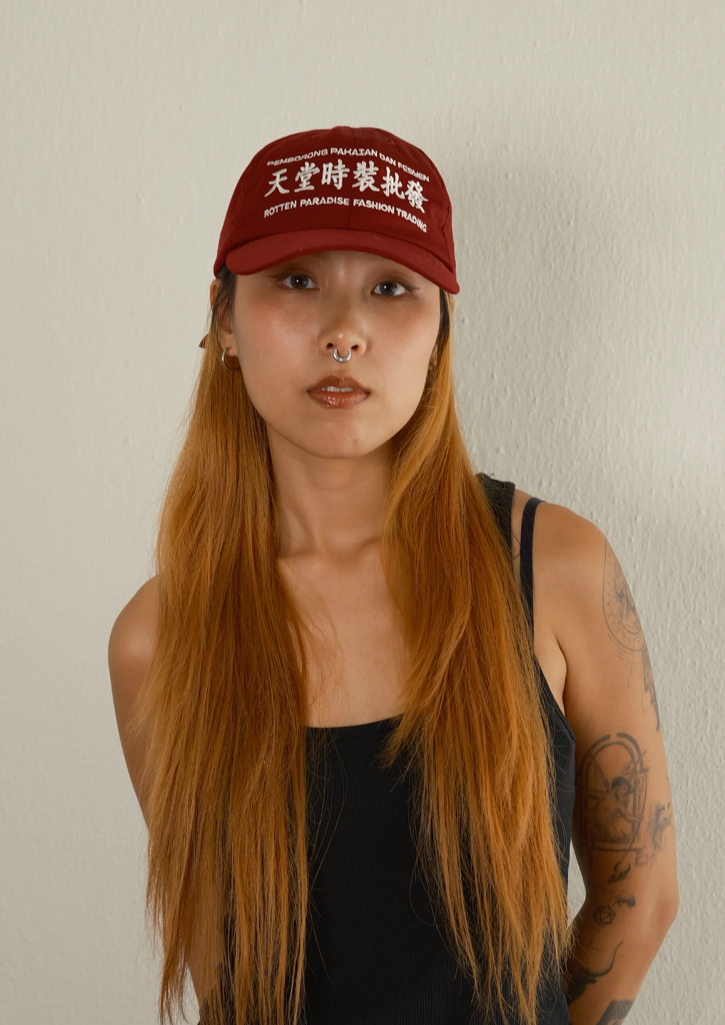 TRADING CAP RED FIRE - BEV C multi label store